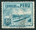 N°0361-1938-PEROU-QUARTIER DES OUVRIERS A LIMA-50C-BLEU/VERT 