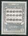 N°0125-1957-PEROU-MARQUES POSTALES PORT PAYE-5C-ARGENT/NOIR 