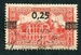 N°148-1938-ALGERIE FR-AMIRAUTE A ALGER-25C S 50C-ROUGE 