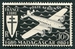 N°58-1943-MADAGASCAR-SERIE DE LONDRES-AVION-10F-NOIR 