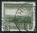 N°0177-1938-CHILI-LAC VILLARRICA-5P-VERT FONCE 