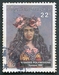 N°230-1985-POLYNESIE-FEMME COURONNEE DE FLEURS-22F 