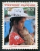 N°273-1987-POLYNESIE-JEUNE FEMME CHAPEAU BLANC-30F 