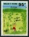 N°486-1996-WALLIS ET FUTUNA-GOLFEUSE SUR UN PARCOURS-95F 