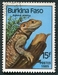 N°0663-1985-BURKINA-FAUNE-REPTILES-AGAMA STELLIO-15F 