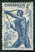 N°288-1946-CAMEROUN FR-TIREUR A L'ARC-4F-BLEU 