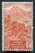 N°214-1947-AFRIQUE EQUAT FR-PAYSAGE-1F-ROUGE/ORANGE 