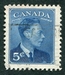 N°0235-1950-CANADA-ROI GEORGES VI-5C-BLEU 