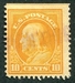 N°0187A-1912-ETATS-UNIS-B.FRANKLIN-10C-JAUNE ORGE 