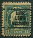 N°0188A-1912-ETATS-UNIS-B.FRANKLIN-11C-VERT 