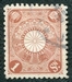 N°0095-1899-JAPON-ARMOIRIES-1S-BRUN/ROUGE 