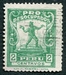 N°0258-1931-PEROU-STATUE D'OUVRIER-2C-VERT 