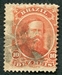 N°0023A-1866-BRESIL-PEDRO II-10R-ROUGE 