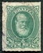 N°0041-1876-BRESIL-PEDRO II-100R-VERT 