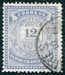 N°0055-1882-ARGENTINE-COR DE POSTE-12C-OUTREMER 