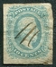 N°10-1862-ETATS CONF-JEFFERSON DAVIS-10c-BLEU 