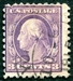 N°0169K-1908-ETATS-UNIS-G.WASHINGTON-3C-VIOLET 