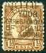 N°0259A-1925-ETATS-UNIS-HARDING-1C 1/2- BISTRE/BRUN 