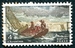 N°0742-1962-ETATS-UNIS-PEINTURE BATEAU-LE VENT SE LEVE-4C 