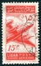 N°0084-1953-LIBAN-AVION-15PI-VERMILLON 
