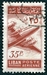 N°0087-1953-LIBAN-AVION-35PI-BRUN/ROUGE 