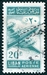 N°0085-1953-LIBAN-AVION-20PI-VERT/BLEU 