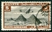 N°009-1933-EGYPTE-AVION ET PYRAMIDES-5M-MARRON/NOIR 