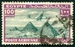 N°023-1933-EGYPTE-AVION ET PYRAMIDES-100M-VIOLET/VERT-BLEU 