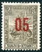 N°115-1912-MADAGASCAR-ZEBU ET ARBRE DU VOYAGEUR-05 S/2C 