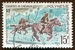 N°049-1967-POLYNESIE-COURSE DE CHEVAUX-15F 