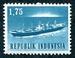 N°0379-1964-INDONESIE-BATEAU-1R75-BLEU/VERT 