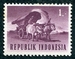 N°0377-1964-INDONESIE-VOITURE POSTALE ANCIENNE-1R 