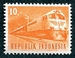 N°0385-1964-INDONESIE-AUTORAIL-10R-JAUNE/ORANGE 