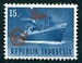 N°0445-1965-INDONESIE-CARGO-15R-BLEU FONCE 